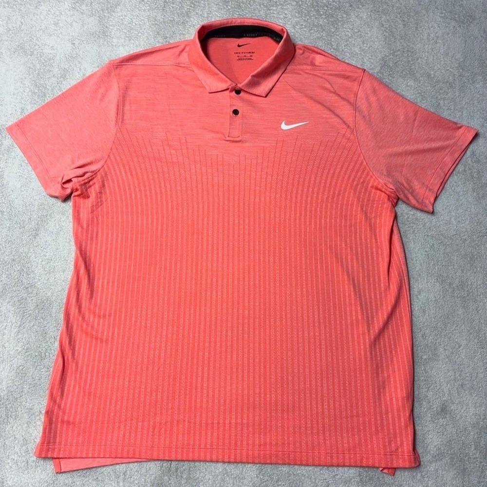 Nike Dri-FIT ADV Golf Polo Shirt Mens XL Performance Poly Pink Coral DN2243-814